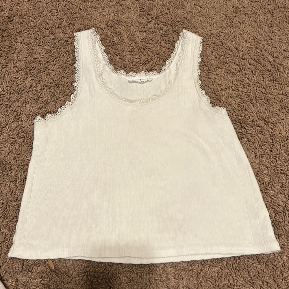 White tank top